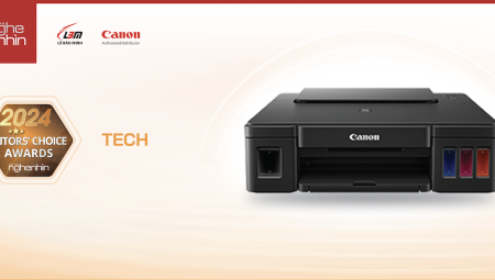 EDITORS' CHOICE AWARDS 2024: Máy in quốc dân của năm Canon Pixma G1010