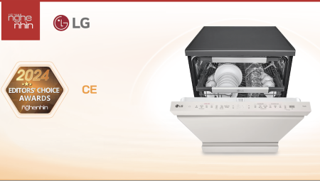 EDITORS' CHOICE AWARDS 2024: Máy rửa bát xuất sắc của năm LG TrueSteam LDT14BGA3
