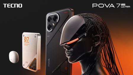 Điện thoại thông minh Tecno Pova 7 Ultra 5G ra mắt với chipset Dimensity 8350 Ultimate và màn hình AMOLED 144Hz